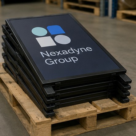 Customized a-frame signs for seafronts and exposed frontages