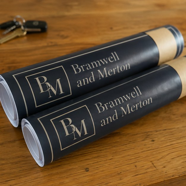 Personalized a-frame signs — customer photo